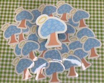 Angel Mushroom Sticker