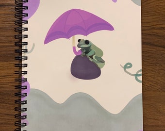 Umbrella Frog Notebook