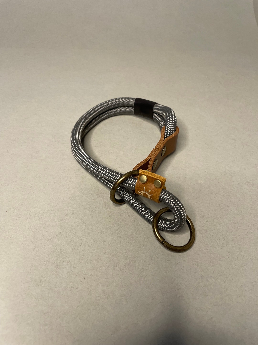 Double Rope Full Slip Dog Collar Climbing Rope Collar Etsy