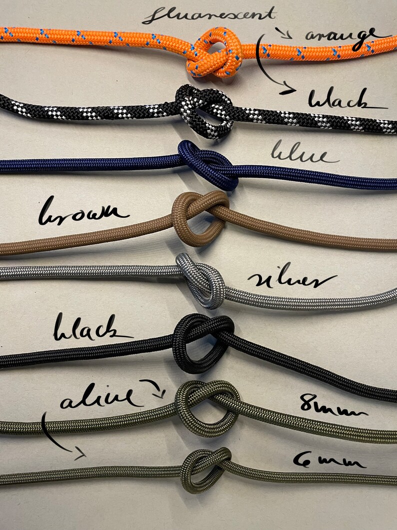 Double Rope Full Slip Dog Collar Climbing Rope Collar Etsy