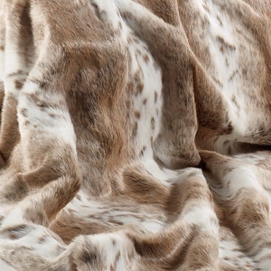 Deer Hide Print Fabric Soft Deer Hide Fabric by 