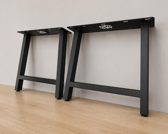 A-Frame Metal Table Legs, Eco-Friendly Powder Coated, Made in USA