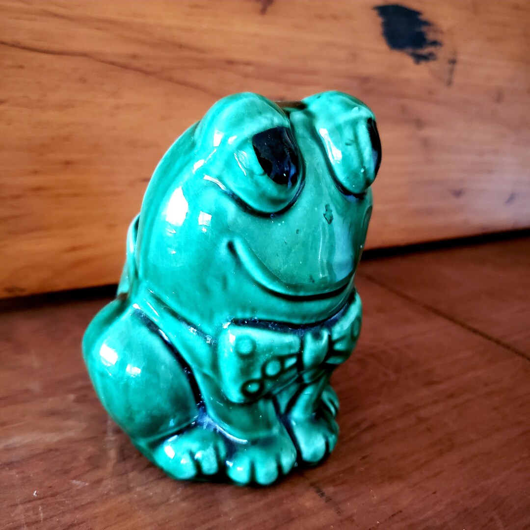 Vintage Retro Ceramic Kitchen Frog Sponge Holder 1970's Etsy