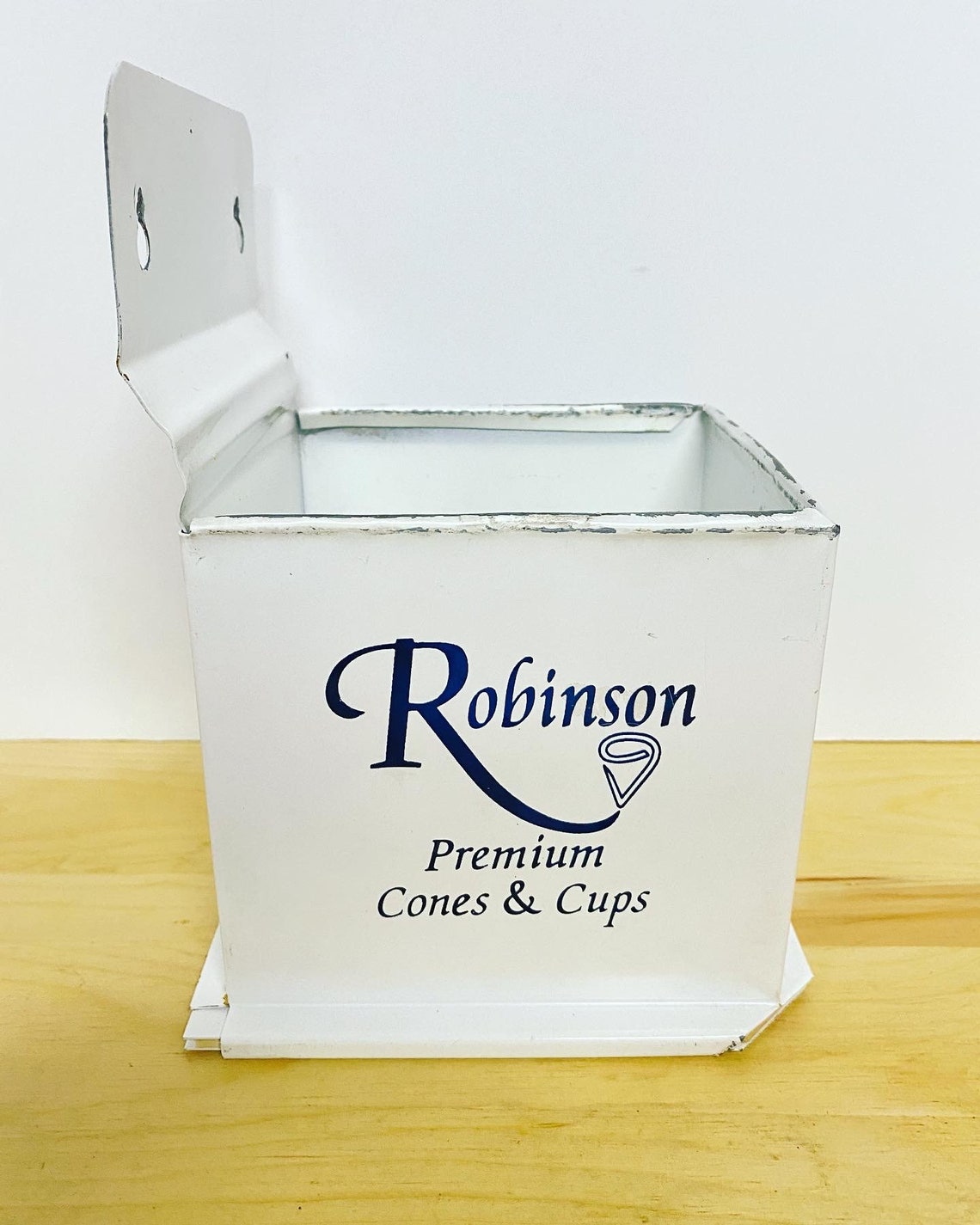 Vintage Robinson Ice Cream Cone Dispenser Wall Mount Porcelain Etsy