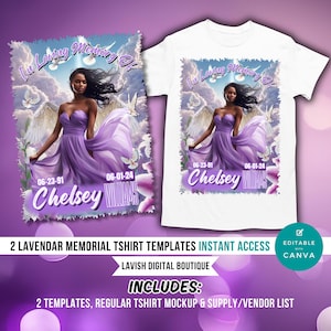 Memorial Tshirt Canva, Funeral Tshirt Canva, Memorial T Shirt Design, In Loving Memory Tshirt Template, Canva Memorial Tshirt Template, RIP