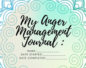 Anger Management, Kids, Teens, DIGITAL DOWNLOAD, Managing Emotions Workbook, Emotional Regulation, Emotional Intelligence, Self Regulation