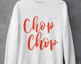 Chop Chop Braves Digital Download T-shirt Design