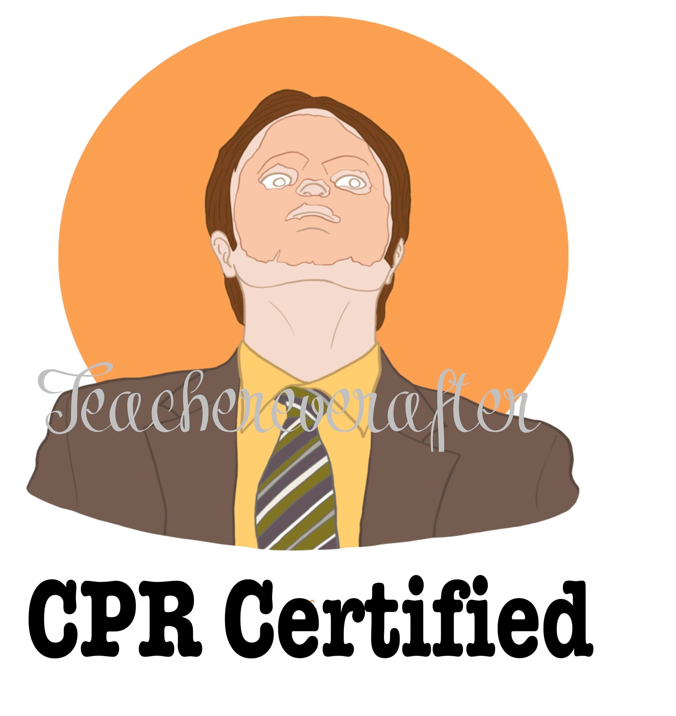 Dwight CPR Certified Digital Download Etsy