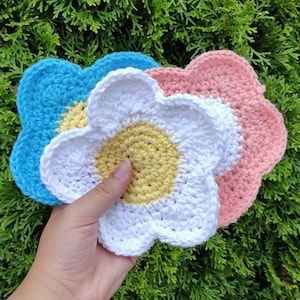 Crochet Flower Coasters