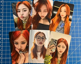 NEW! Orange Yunjin LE SSERAFIM Handmade Unofficial Photocards