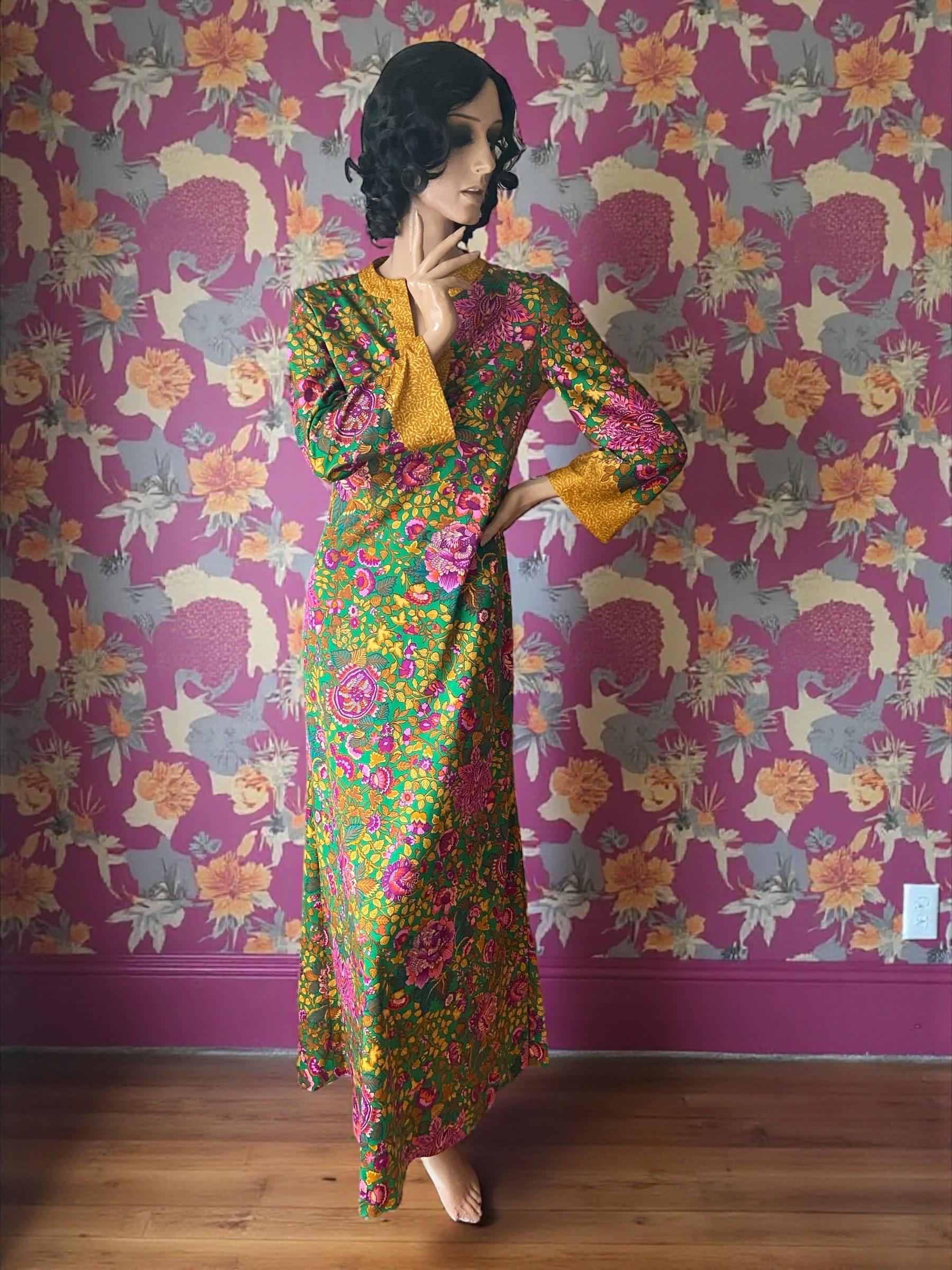 ワンピース 70s vintage embroidery maxi dress ワンピース 70s vintage embroidery maxi dress Vintage 1970s