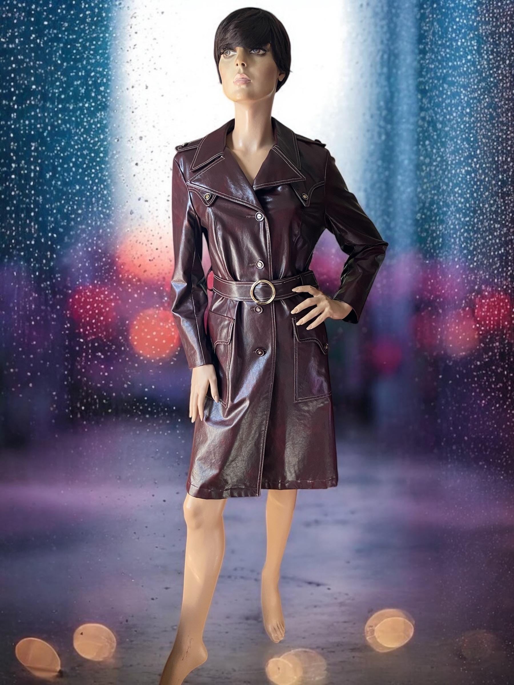 ジャケット・アウター 60-70s French rubber mac coat Vintage Military Trench Rain Coat, 1970s - Etsy
