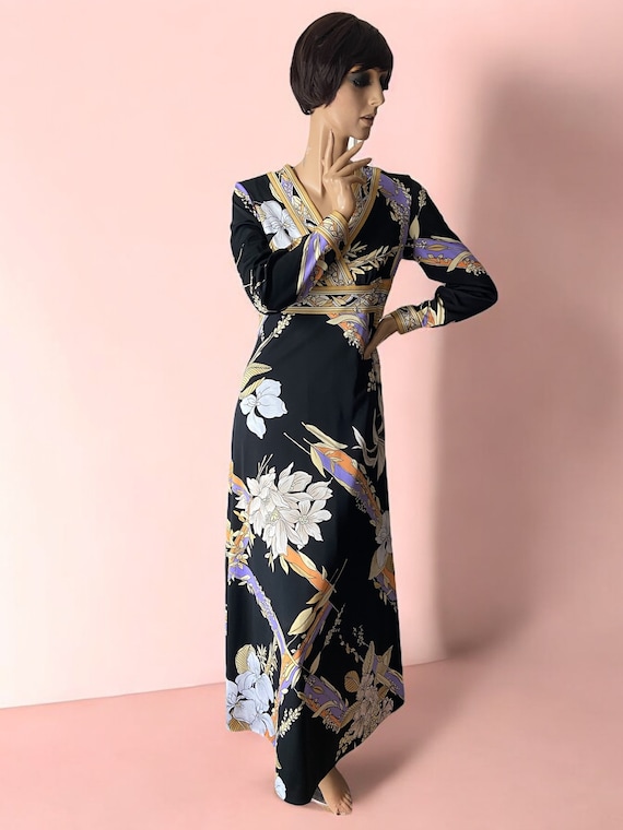 chinese dress ladies The Ines Maxi Dress in Black