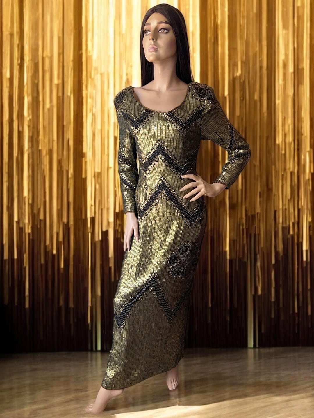 Sequin Dress Frank Usher Occasion Wear Sequin Dress Frank Usher