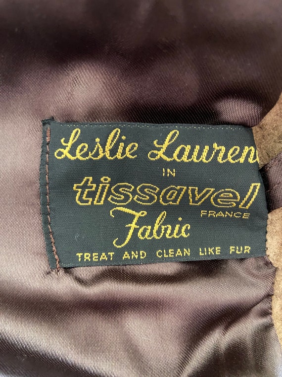 Amazing tissavel France Leslie Laurence suede lea… - image 6