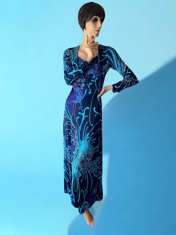 70s print maxi dress Fashion's love for the 70s is everywhere this season and we love this bold  interpretation in our colourful printed maxi dress. It is a showstopper!  Shop in-store or online now at www.queenspark.com