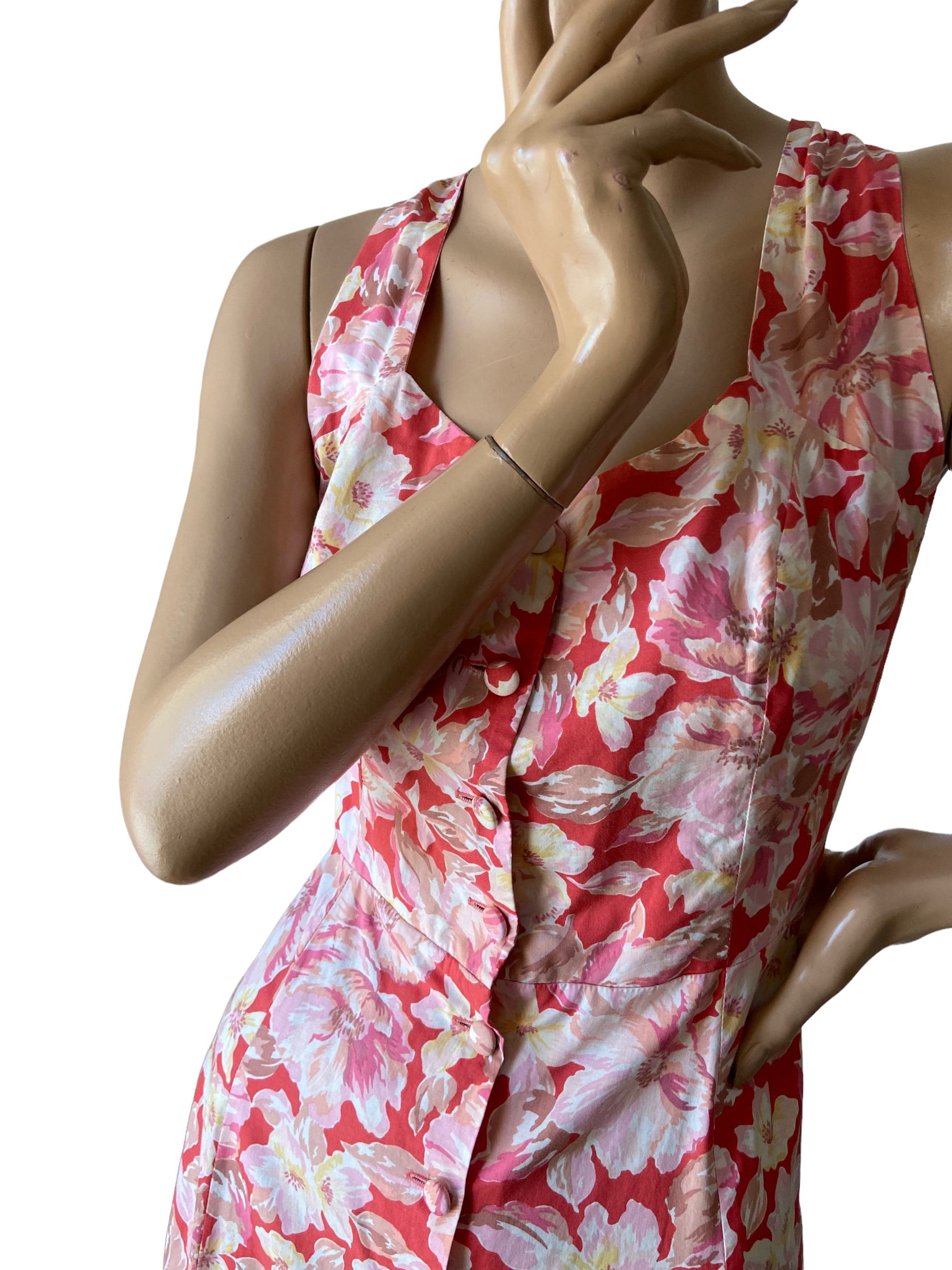 Beautiful Vintage Laura Ashley Floral Print Dress 80s 12 14 Etsy UK