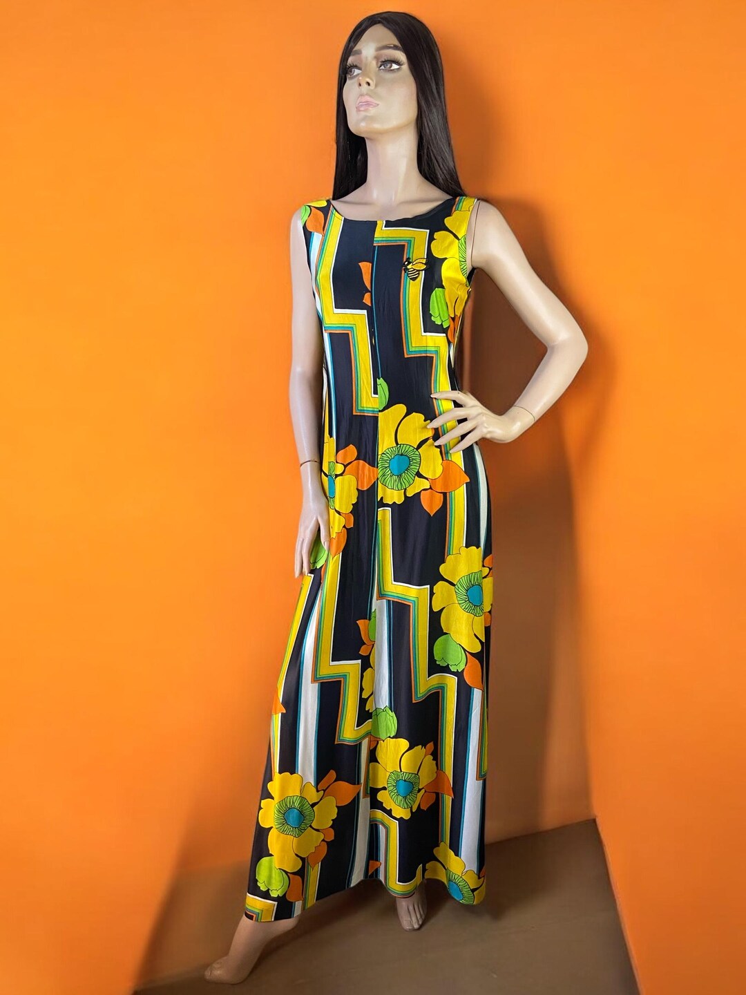 ＊*＊様 vintageアフリカンドレス Special vintage アフリカンバティックドレス ロングワンピース