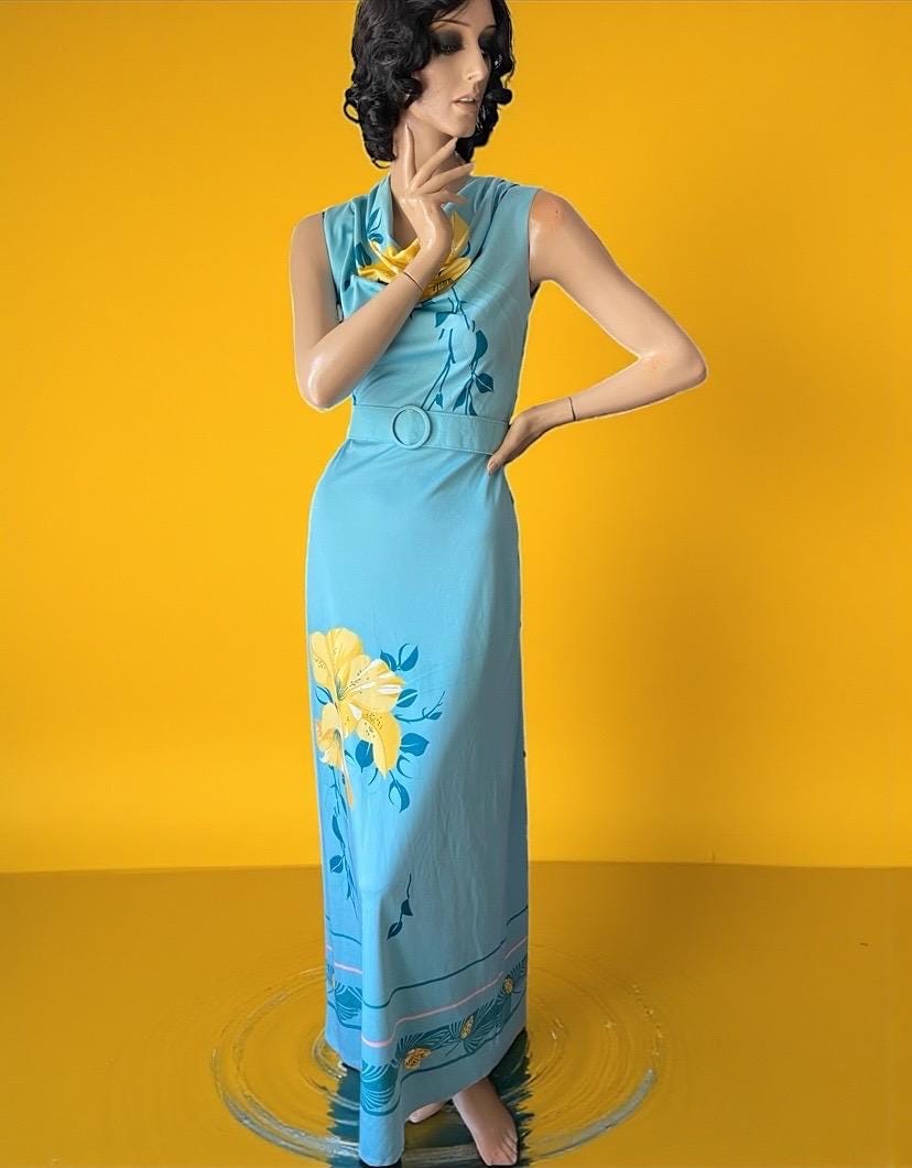 1960s Evening Dress - Etsy UK