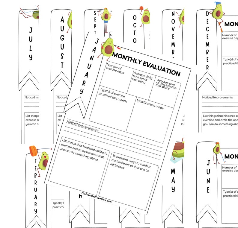 Chronic Illness Exercise Tracker The Disabled Diva image 6