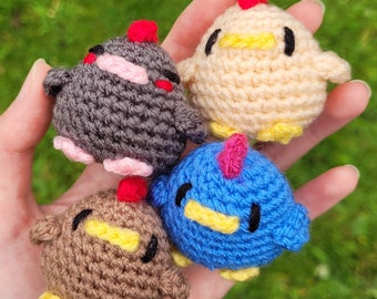 Stardew Crochet Chickens Cute Amigurumi