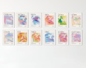 ZODIAC WALL Art 12pc Set, Zodiac Printable Poster Set, Zodiac Gifts for Her, Zodiac Art, Astrology Art, Zodiac Horoscope Print Set of 12