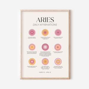 Aries Wall Art Zodiac Poster, Aries Art, Aries Gift, Aries Wall Art, Aries Gifts, Astrology Art, Aries Goddess Cosmic Art Print