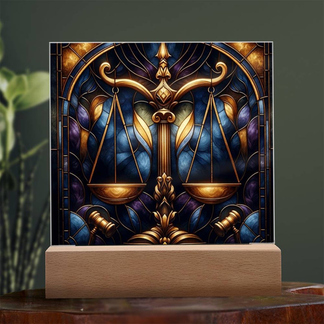 New Layer Gift Scales of Justice Gift Lawyer Gift Law Etsy