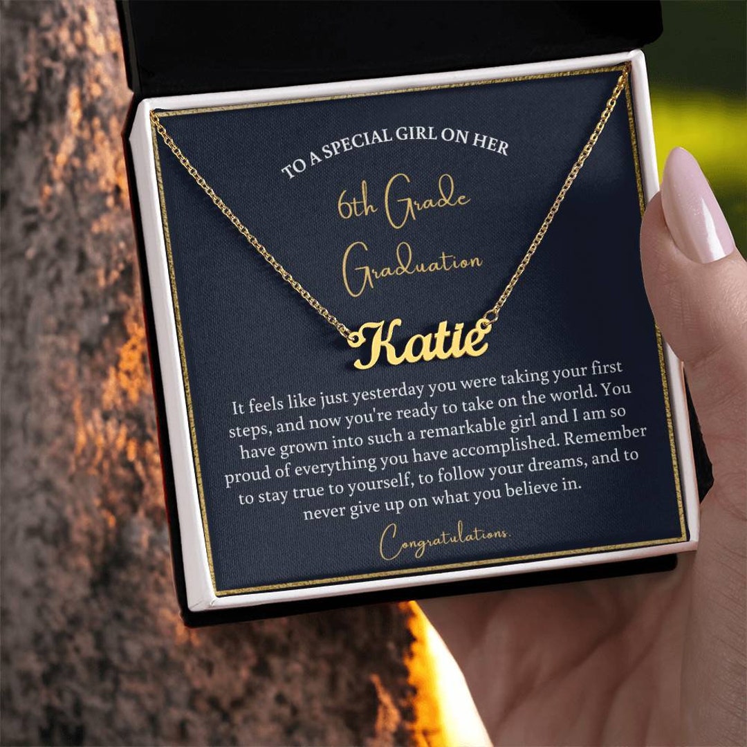 6th Grade Graduation Gift for Girls, Her, Elementary School Graduation