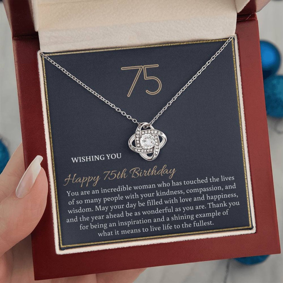 75th Birthday Gift for Her, 75th Birthday Gift for Women, 75th Birthday