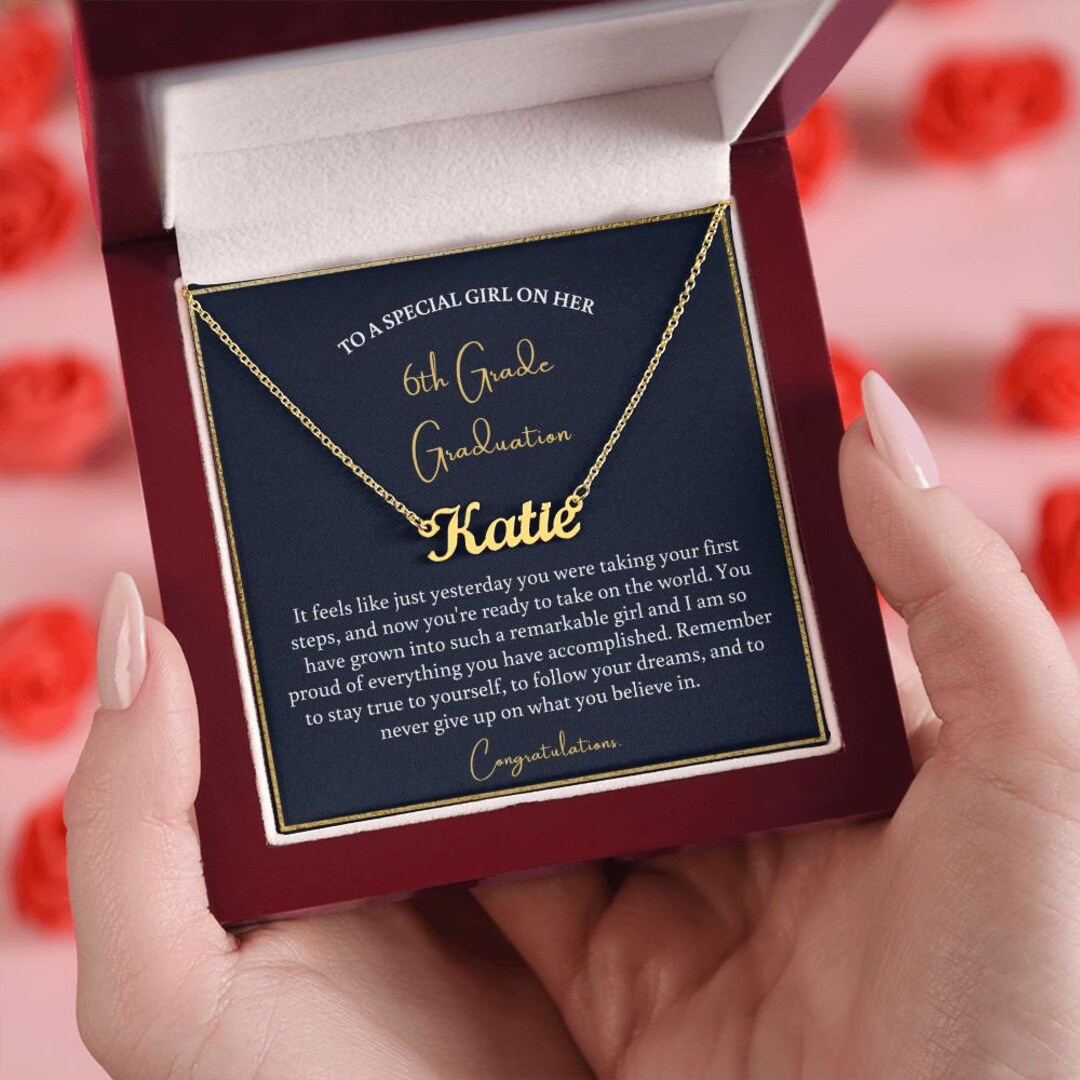 6th Grade Graduation Gift for Girls Her Elementary School - Etsy