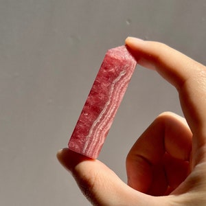 High Quality Rhodochrosite Obelisk Small Tower