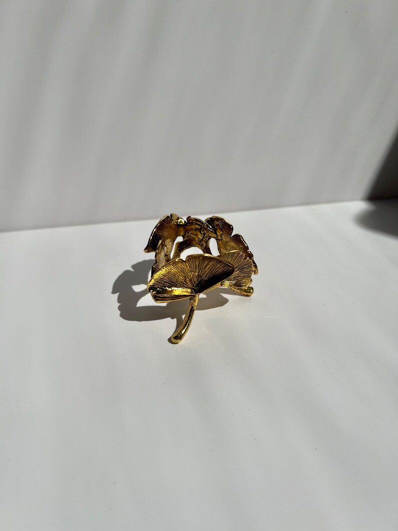 Golden Gingko Crystal Sphere Display Stand Holder Etsy Australia