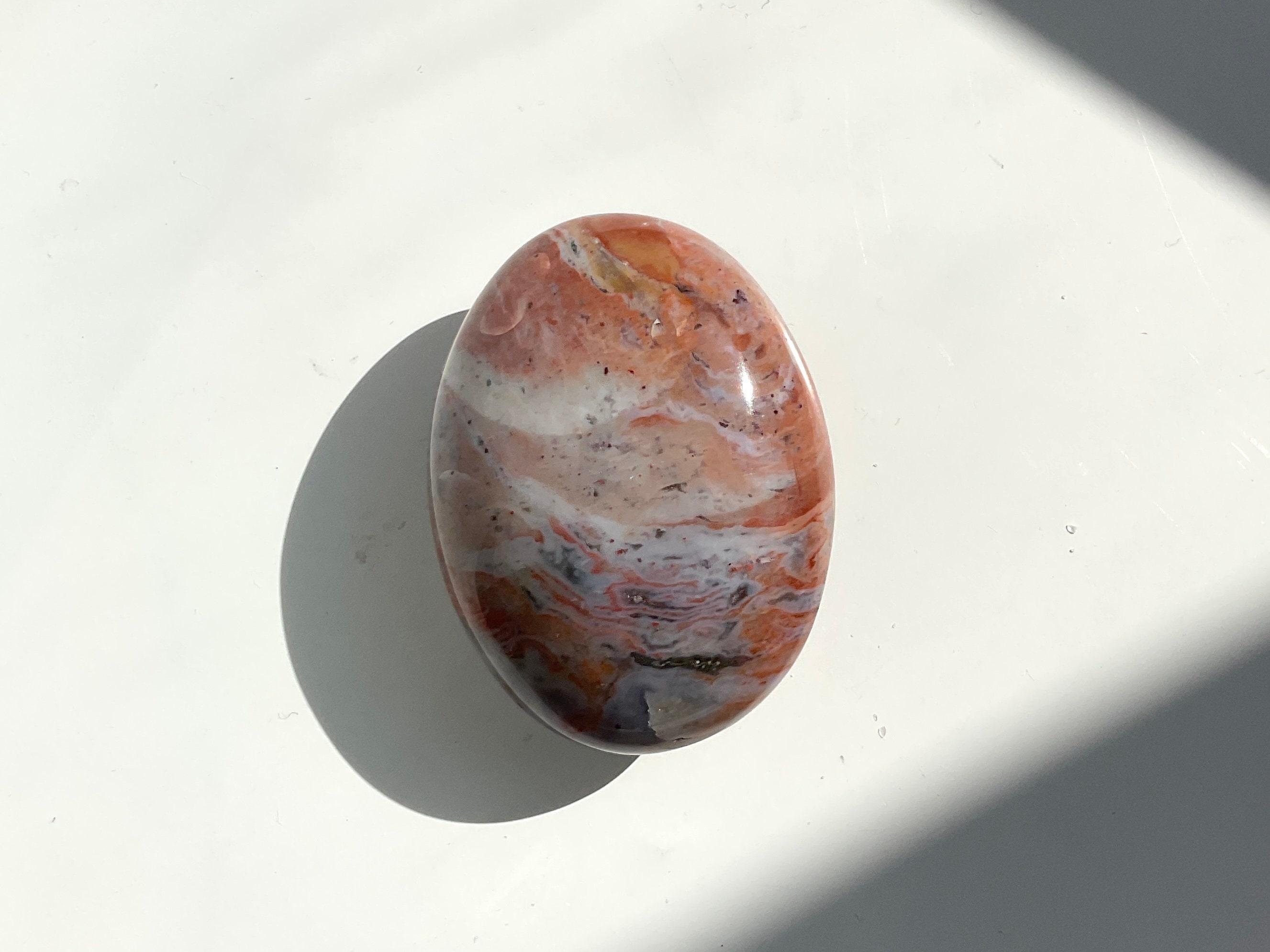 Ocean Jasper Pink Blue Pastel Multi Color OJ Mix Crystal Palmstone