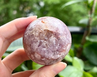 Purple Amethyst FA PA Quartz Sphere