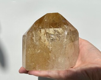 EXTRA grade Rare Natural Brazilian Honey Golden Citrine Crystal Tower