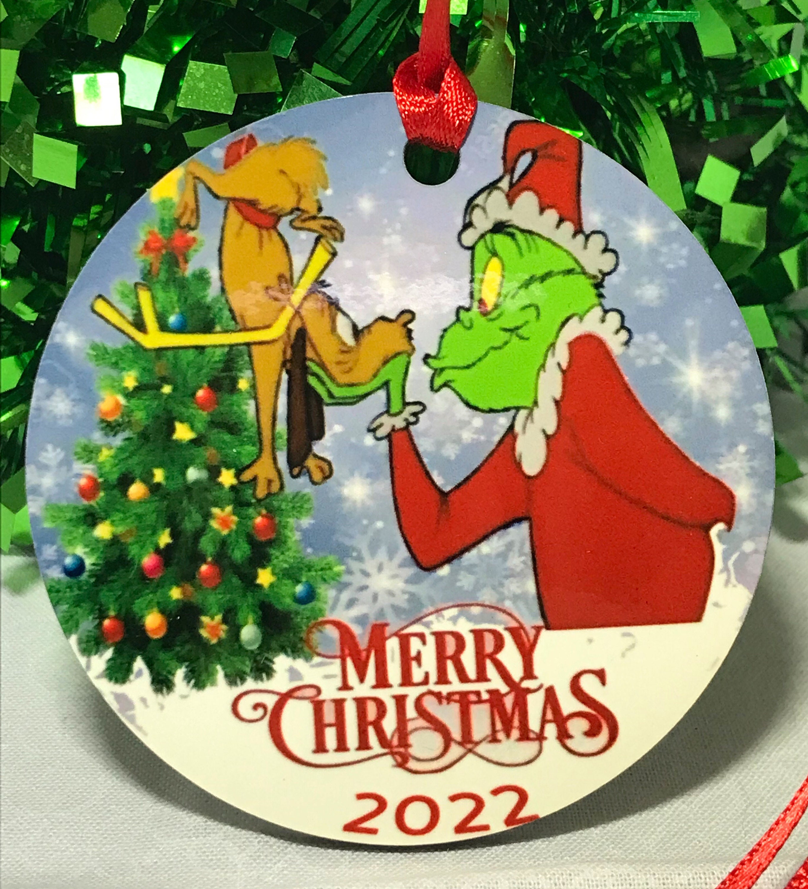 Grinch Ho Ho Ho Merry Christmas 2021 Ornament