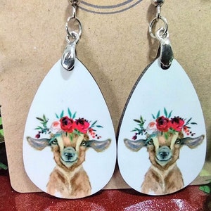 Adorable Goat Earrings