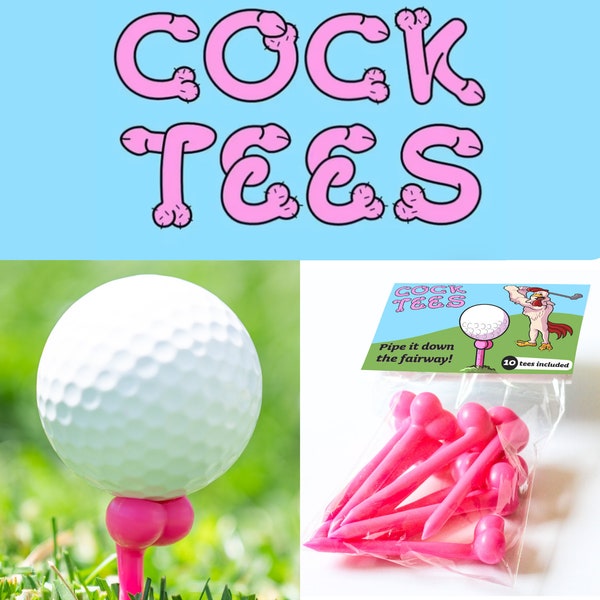 Penis Golf Tees Etsy