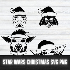 Star Wars Christmas SVG PNG