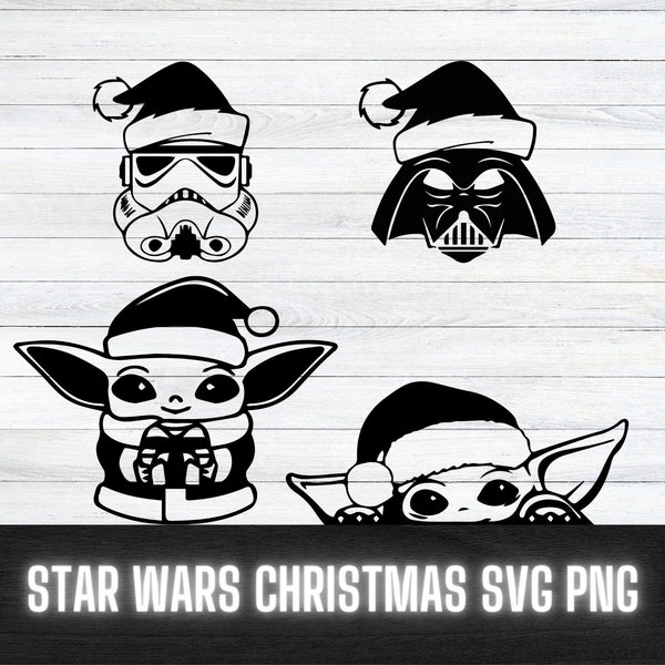 Star Wars Christmas SVG PNG