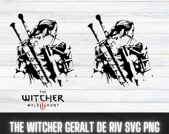 The witcher Geralt of Rivia SVG PNG
