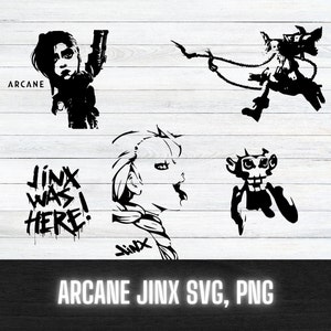 Arcane Jinx "League of Legends" SVG, PNG