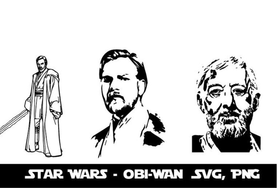 Star-wars Obi Wan Kenobi SVG PNG | Etsy