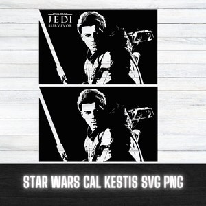 Star Wars Jedi Survivor Cal Kestis SVG PNG