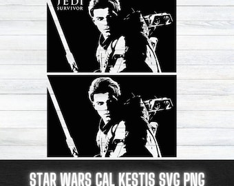 スター・ウォーズ ジェダイ・サバイバー カル・ケスティス SVG PNG
