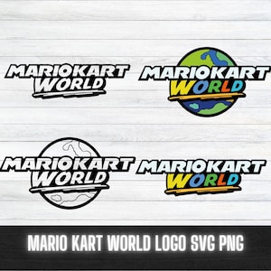 Mario Kart World LOGO, SVG PNG