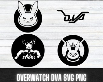 Overwatch DVA SVG PNG