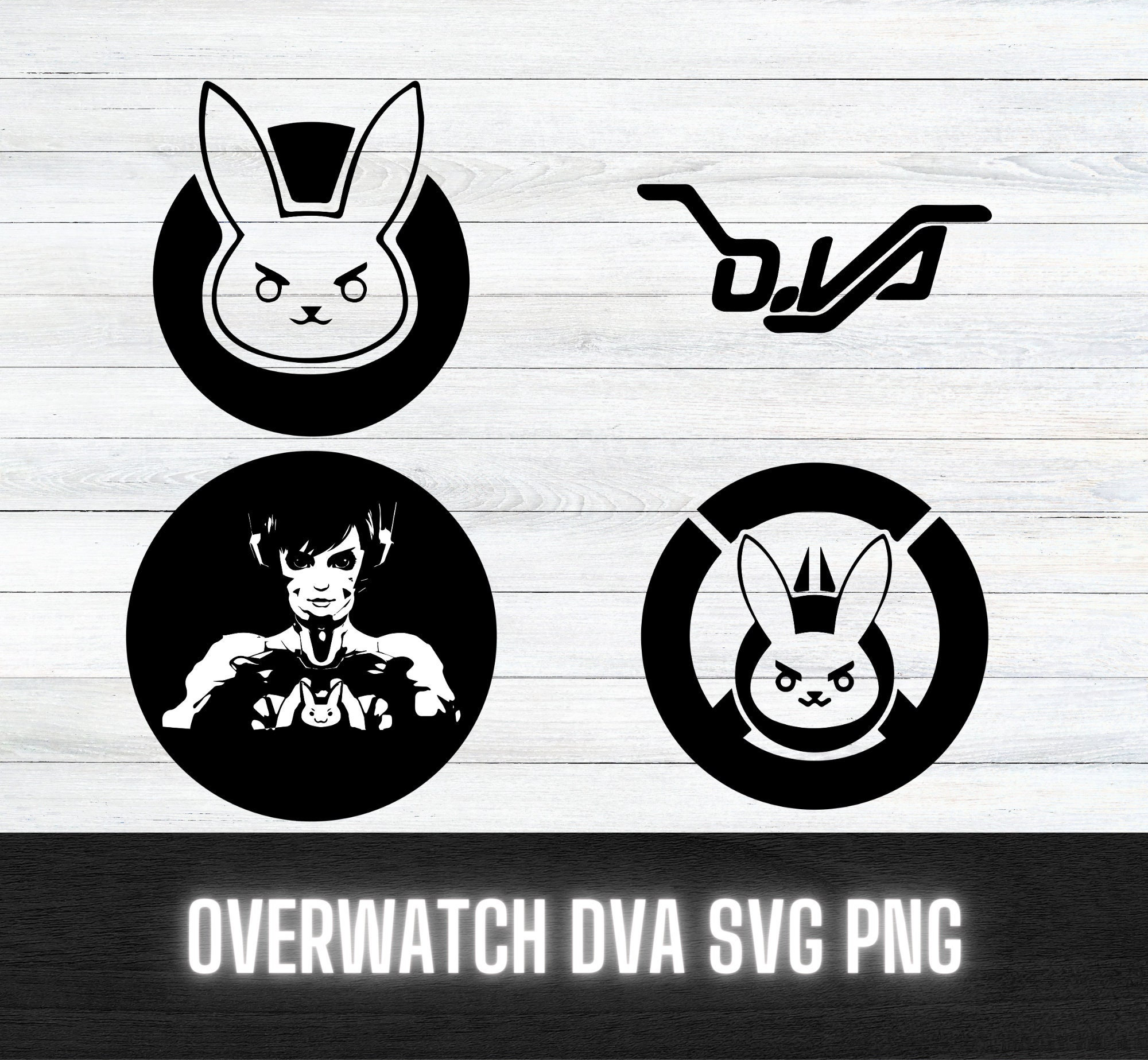 Overwatch DVA SVG PNG Etsy