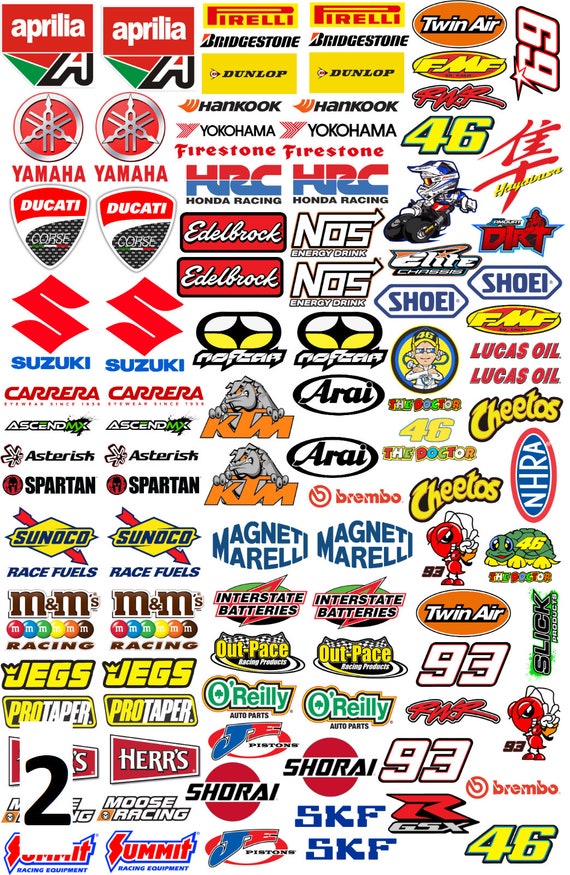 Buy FREE SHIPPING 100 Racing Decals Stickers Drag Race Nascar High